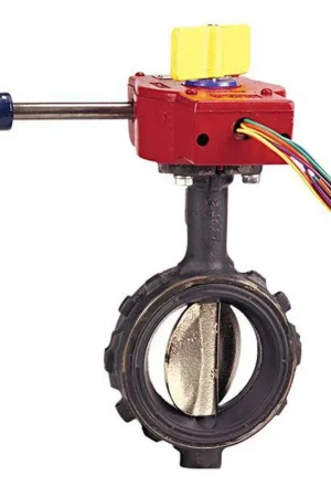 Bargain NIBCO NLH801K WD-3510 Wafer Style Fire Protection Butterfly Valve 6 in 125/150 lb
