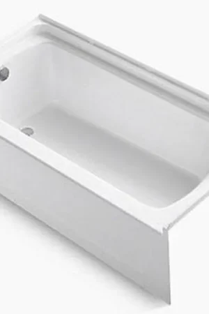 Sterling 71171110-0 Ensemble 60 in. x 30 in. Soaker Alcove Bathtub with Left Drain in White Premium