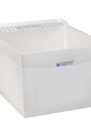 Mustee 19W Utilatub 20 in. x 24 in. Structural Thermoplastic Wall-Mount Utility Tub in White Don't Miss Out