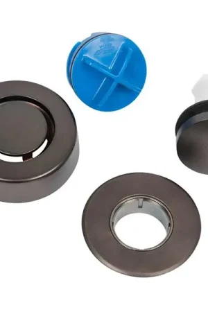 Grab Now Oatey K97RB True Blue Bathwaste Trim Kit, Touch Toe, Oil Rubbed Bronze