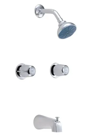 Gerber 48-720 Classics Brass 2-Handle Tub and Shower Fitting Chrome 8 in Centers Replacement MPN Flash Sale