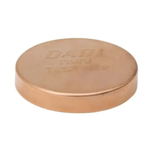 Mueller W07638 Streamline DWV Test Cap, 1-1/2 in, C, Copper While Supplies Last