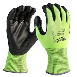 Weekend Sale Milwaukee 48-73-8943 High Visibility Cut Level 4 Polyurethane Dipped (XL)