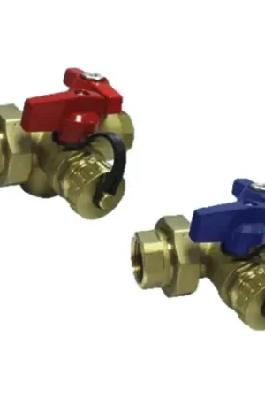 Factory Price Red-White Valve Corporation 3420-RAB RWV Tankless Water Heater Valve Kit FNPT Union x FNPT