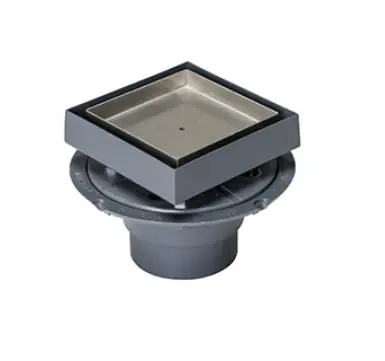 Sioux Chief 821-T2PT4A Shower Drain With Tile-In Head and DoubleDuty Test Plug, 2 in, Hub Bargain