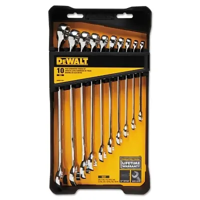 DeWalt DWMT72167 10 Piece Combination Wrench Set Next Day Delivery
