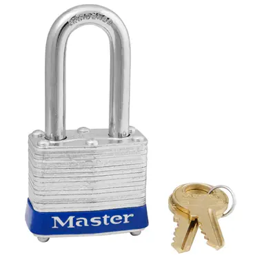 Master Lock 3LFBLU Series 3 Reinforced Laminated Steel Padlock Shop Now