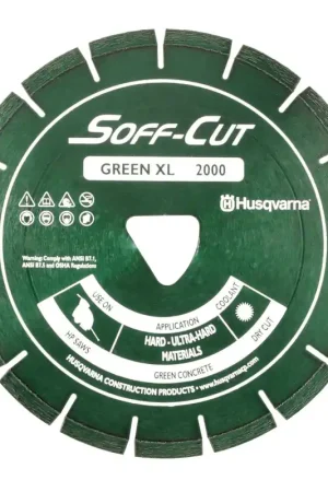Mega Sale Husqvarna 542756106 Husqvarna 12 x .115 Green Soff-Cut Diamond Blade