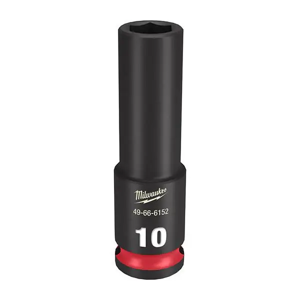 Milwaukee 49666152 Shockwave Impact Duty 3/8 Drive 10mm Deep 6 Point Socket Reduced Price
