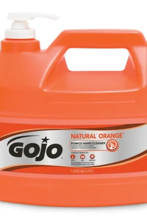 Gojo 0955-02 Natural Orange Pumice Hand Cleaner 1 Gal Pump Bottle Hassle-Free Returns