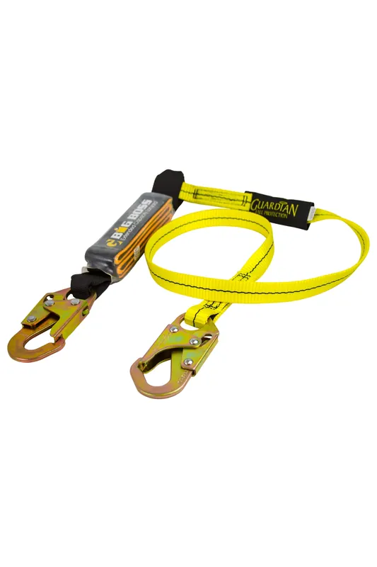 Best Choice Guardian Fall Protection 21300 Big Boss Series Extended Free Fall Lanyard, 6 ft