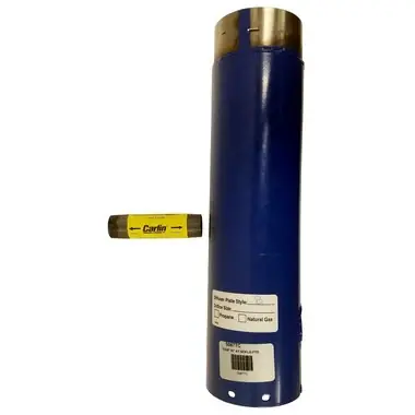 Big Sale Carlin 99392BKITS Burner Tube with B Diffuser Field Drilled Orifice 10IN