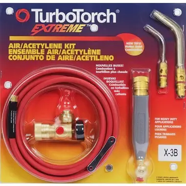 Turbo Torch T/TX-3B Kit Plumbing Air/Acetylene X3B Replacement MPN Place Order