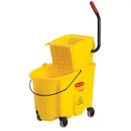 Limited Time Rubbermaid 60353 35 QT Mop Bucket with Wringer 12/Pack