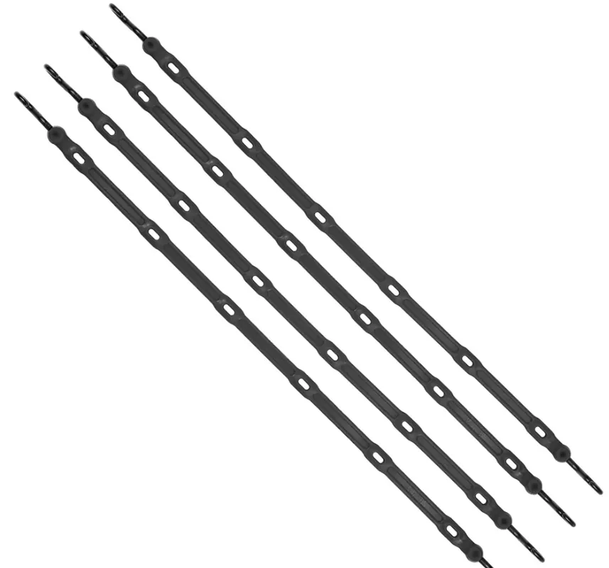 Certified BIHLERFLEX AS36BK4PK 36 Adjust-a-strap Adjustable Bungee Strap 4 Pack Black