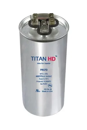 Free Returns Packard PRCFD4075A Dual Section Motor Run Capacitor 40/7.5 uF 440/370 VAC Round