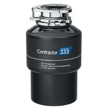 InSinkErator 75991 Contractor 333 - 3/4 HP - Continuous Feed Garbage Disposal - 75991 Crafted