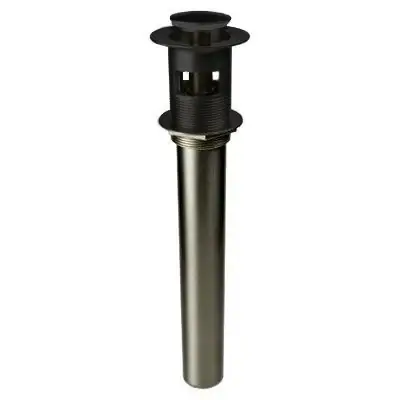 Mountain Plumbing MT741/MB Soft Touch Round Lavatory Drain, 2-1/2 in Nominal, Matte Black New Release
