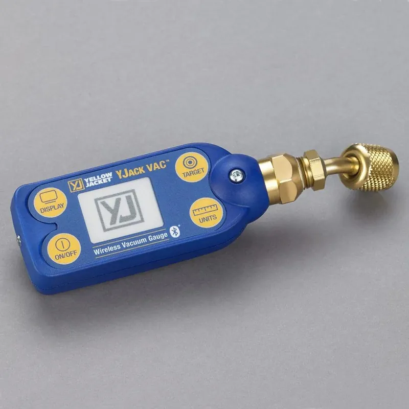 Yellow Jacket 67066 YJACK VAC Wireless Vacuum Gauge 1 to 760000 um Measuring 45 deg x 1/4 in Quick Connect Don't Miss Out