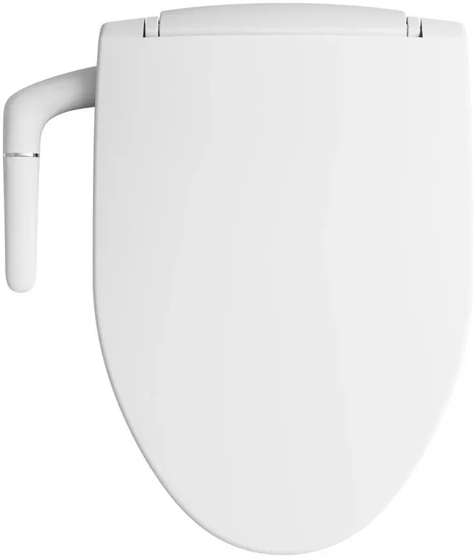 Secure Checkout KOHLER 5724-0 Puretide Quiet-Close Elongated Closed Front Toilet Seat in White