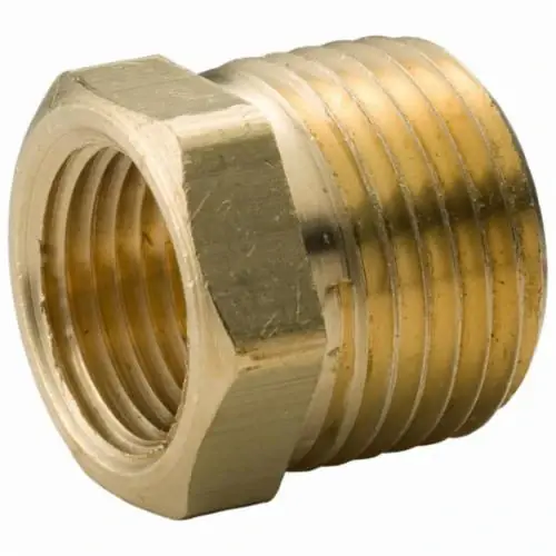 Clearance Merit Brass XNL114-2420 Hex Head Pipe Bushing 1-1/2 x 1-1/4 in MNPT x FNPT