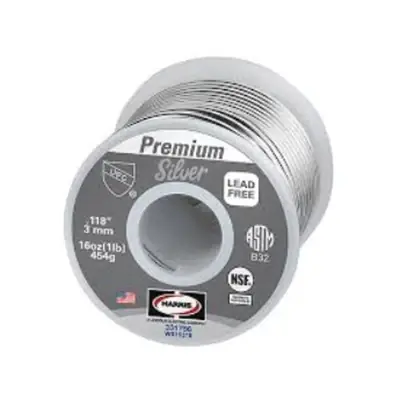 Factory Price Worthington 331756 Premium Silver Lead-Free Solder Wire 1 lb Spool