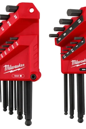 Instant Buy Milwaukee 48-22-2187 22-Key Ball End L-Key Set - SAE/Metric