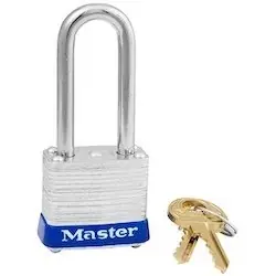 Master Lock 7LF 1-1/8 Laminated Steel Padlock 1-1/2 Shackle Flash Sale