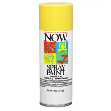 Hot Picks Krylon I21206007 NOW Spray Paint 9 oz Aerosol Can Sunshine Yellow Gloss