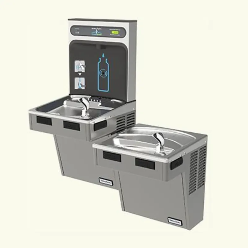 Weekend Sale Halsey Taylor HTHB-HAC8BLPV-WF Bi-Level HydroBoost Water Refilling Station W/Filter