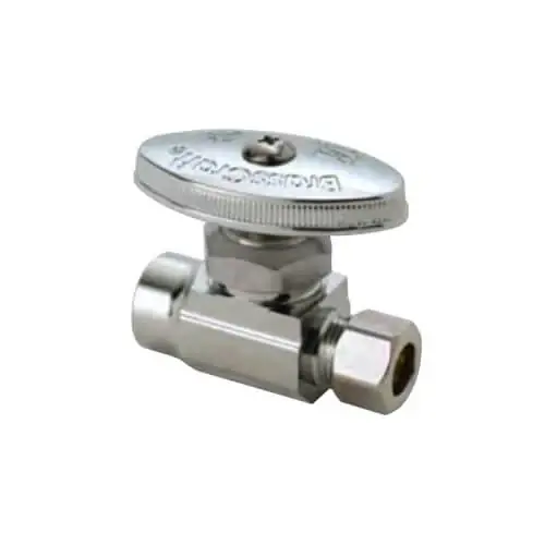 Brasscraft R34X-R 1/2 Nominal Sweat x 1/2 OD Compression Multi-Turn Straight Stop Valve (Rough Brass) Hot Picks