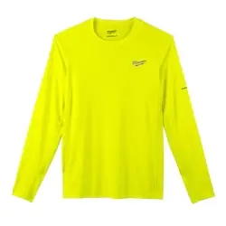 Milwaukee 415HV-3X WORKSKIN Lightweight Performance Shirt - Long Sleeve - Hi Vis 3X Final Sale