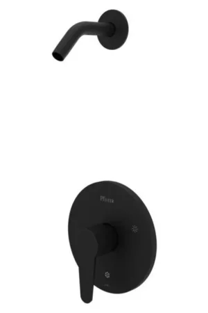 Buy Today Pfister R89-060B Modern Single Handle Shower Faucet in Matte Black (Trim Only)