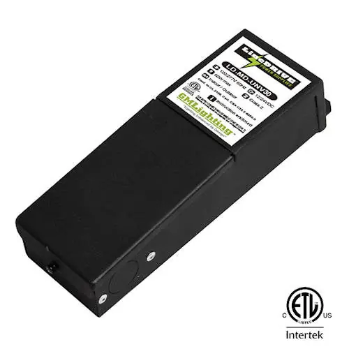 GM Lighting LD-MD-UNV30 12/24VDC 30W LED Magnetic Dimmable LineDRIVE Power Supply 120/277V Input Holiday Sale