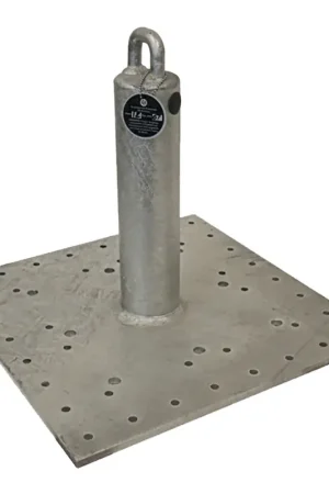 Guardian Fall Protection 657 CB 18 Galvanized Metal Permanent Roof Anchor Weekend Sale