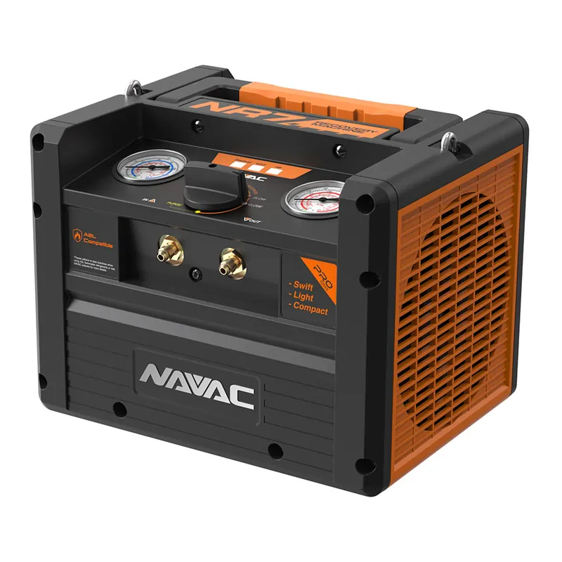 Certified NAVAC NR7 Brushless A2L Compatible Refrigerant Recovery Unit