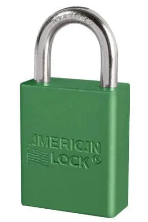Place Order American Lock A1105GRN Anodized Aluminum Lockout Padlock 1 Shackle Green