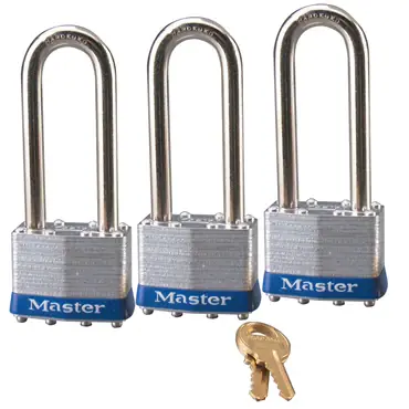 Fresh Stock Master Lock 1TRILJ Series 1 Laminated Steel Padlock