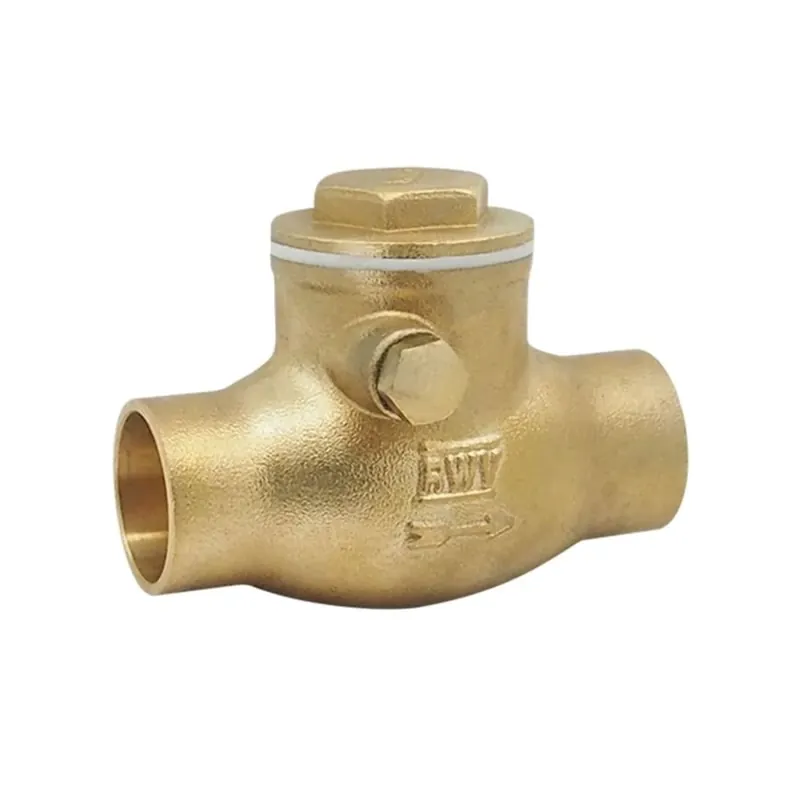 Latest Red-White Valve 247AB 1 Low Lead Brass Swing Check
