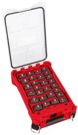 Top Pick Milwaukee 49-66-6804 SHOCKWAVE Impact Duty Socket 1/2 Dr 27PC MM PACKOUT Set