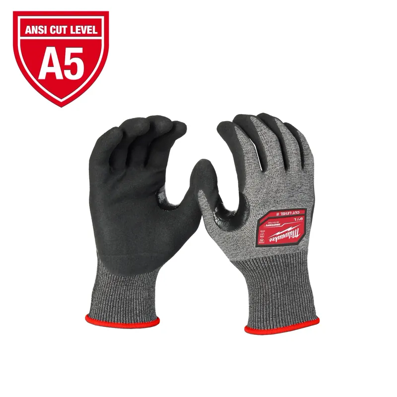 Get Yours Milwaukee Tool 48-73-7154 Gloves High Dexterity Nitrile Cut Level 5 XXL