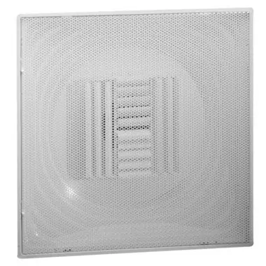Hart & Cooley SBP-08W Supply Grille Shallow Back Perforated Adjustable White 8 Steel Latest
