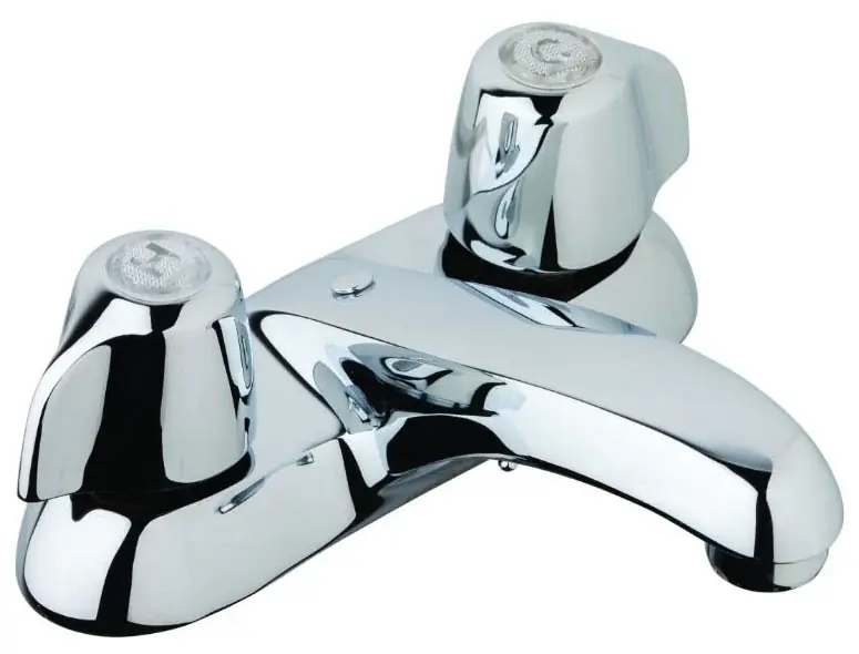 Clearance Gerber 43-411 2 Handle 4 Centerset Lav Faucet Less Pop-Up