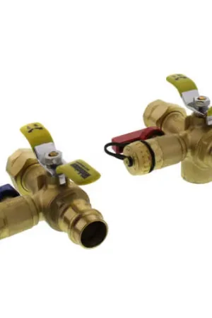 Webstone 84444WPR-LF 1 Press Isolator E-X-P E2 Tankless Water Heater Service Valve Kit w/ Lead Free PRV Lead Free Top Pick