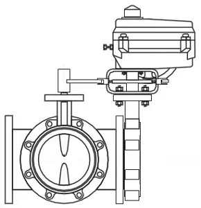 Brand New Schneider Electric VAFS-630C-E10-L-12 butterfly valve assembly