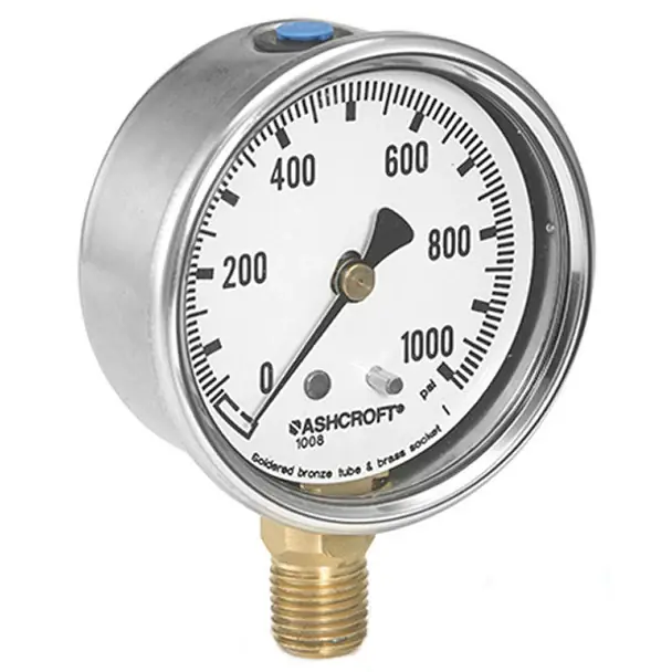 Today Only Ashcroft 631008AL02L300 Pressure Gauge