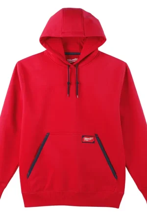 Affordable Milwaukee 350R-XL Heavy Duty Pullover Hoodie - Red XL