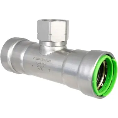 Apollo PWR7480649 Powerpress, Press Tee Female Outlet, Non-Gas, 2 inch x 2 inch x 1/2 inch, Press x Press x FPT, Model 4712 Same Day Shipping