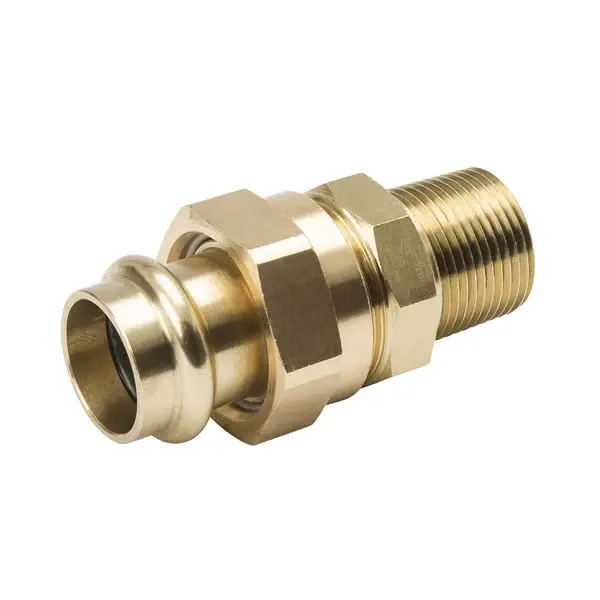 Professional Grade Mueller PF11212 Streamline PRS PF 11212 Small Union, 1 in, Press x MNPT, Lead Free