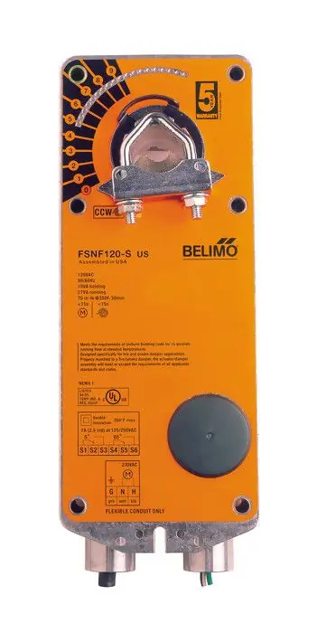 Cheap Belimo FSNF120-SUS Fire And Smoke Actuator, 70 in-lb